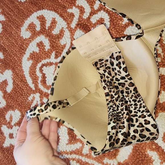 Cacique Cheetah/leopard animal print bra underwire size 46DDD(46) - Picture 6 of 10